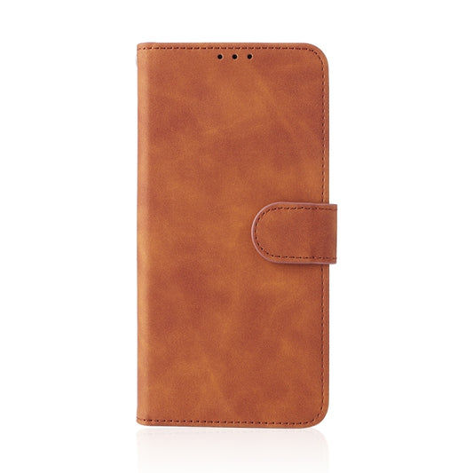 For Blackview A50 Skin Feel Magnetic Flip Leather Phone Case(Brown) by buy2fix