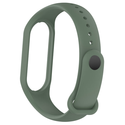 For Xiaomi Mi Band 7 / 7NFC / 6 / 6 NFC / 5 / 5 NFC / Amazfit Band 5 Official Silicone Watch Band(Army Green) by buy2fix