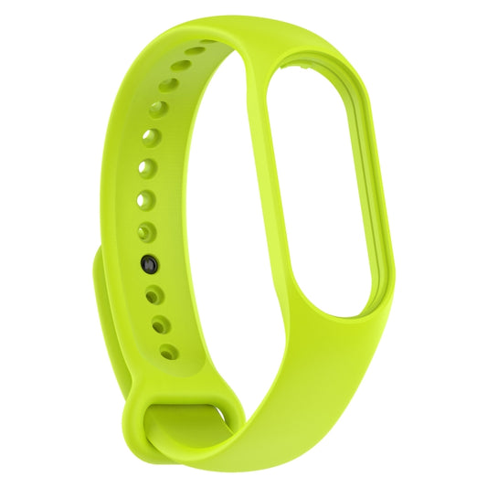 For Xiaomi Mi Band 7 / 7NFC / 6 / 6 NFC / 5 / 5 NFC / Amazfit Band 5 Official Silicone Watch Band(Lime Green) by buy2fix