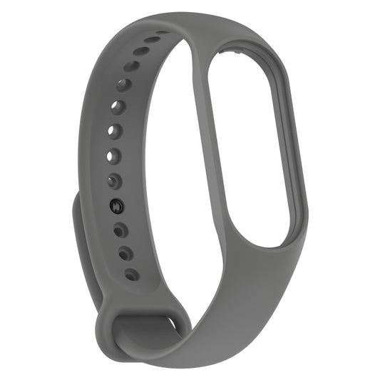 For Xiaomi Mi Band 7 / 7NFC / 6 / 6 NFC / 5 / 5 NFC / Amazfit Band 5 Official Silicone Watch Band(Dark Grey) by buy2fix