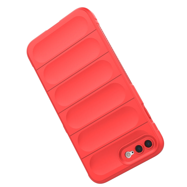 Magic Shield TPU + Flannel Phone Case For iPhone 8 Plus / 7 Plus(Red) by buy2fix