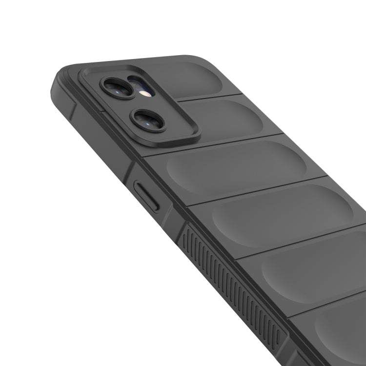 For OPPO Reno7 5G Global / Find X5 Lite Magic Shield TPU + Flannel Phone Case(Dark Grey) by buy2fix