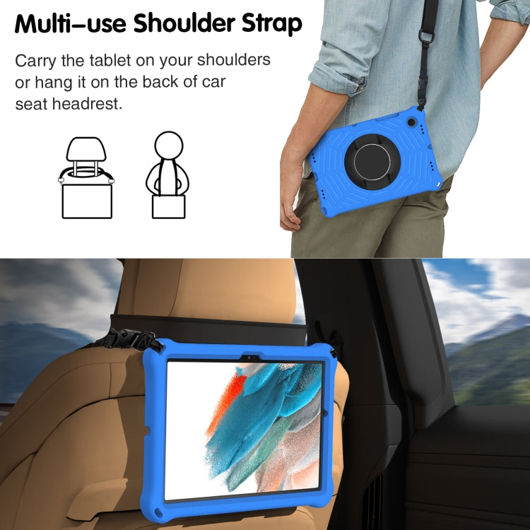 For Samsung Galaxy Tab A8 10.5 2021 Spider King EVA Protective Case with Adjustable Shoulder Strap & Holder(Blue) - Other Galaxy Tab PC by buy2fix | Online Shopping UK | buy2fix