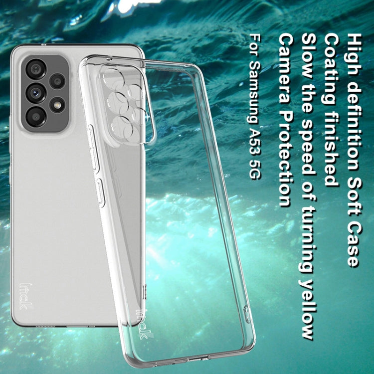 For Samsung Galaxy A53 5G IMAK UX-10 Series Transparent Shockproof TPU Protective Phone Case by imak