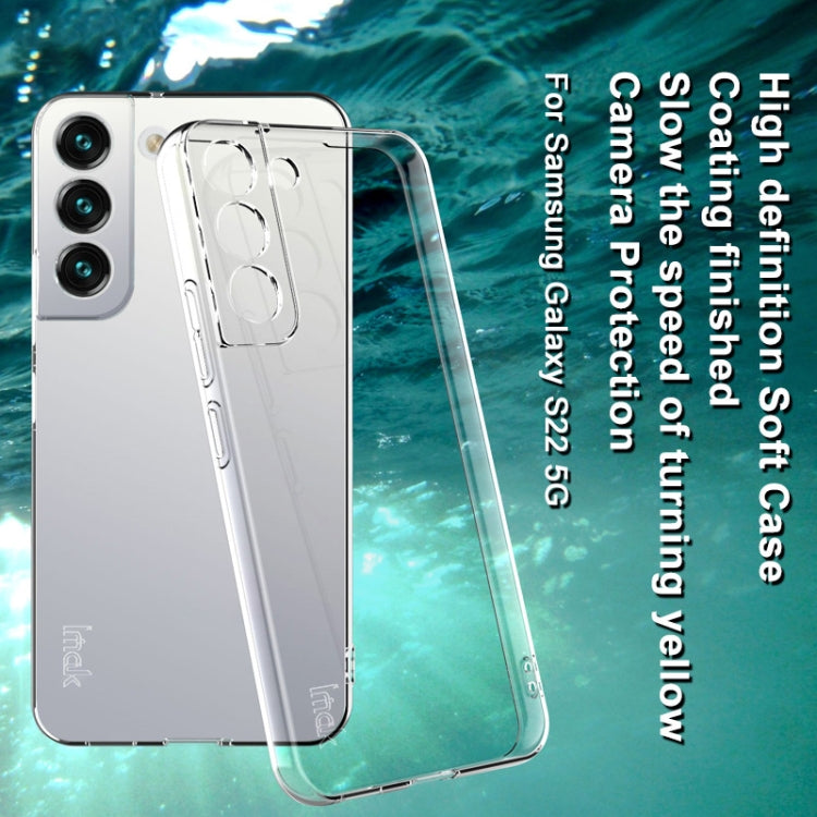 For Samsung Galaxy S22 5G IMAK UX-10 Series Transparent Shockproof TPU Protective Phone Case by imak