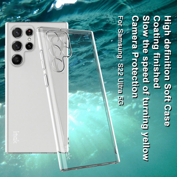 For Samsung Galaxy S22 Ultra 5G IMAK UX-10 Series Transparent Shockproof TPU Protective Phone Case by imak