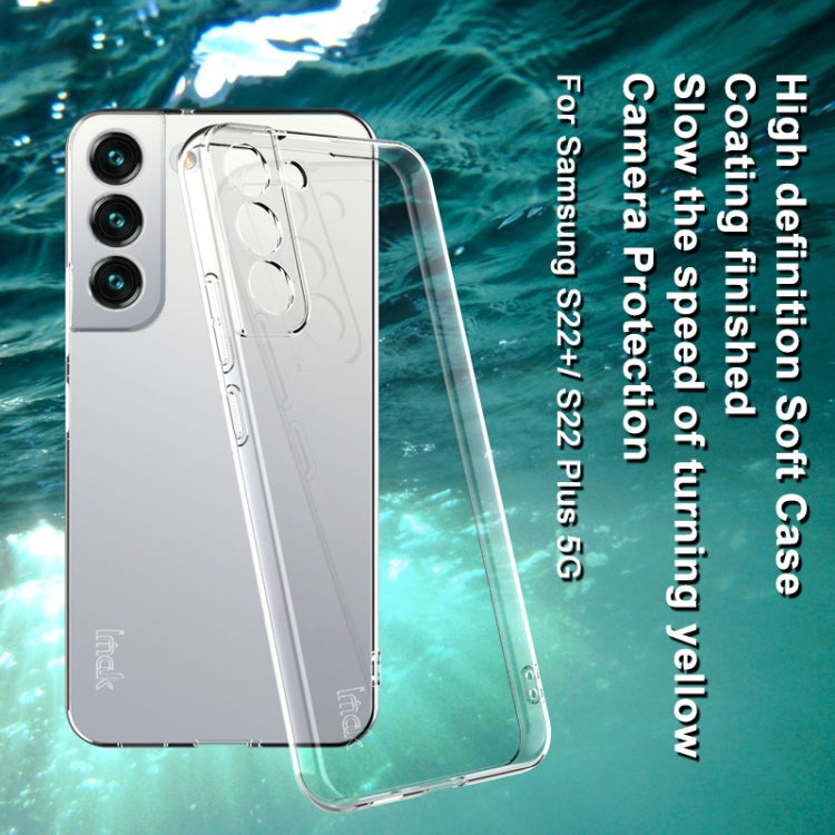 For Samsung Galaxy S22+ 5G/S22 Plus 5G IMAK UX-10 Series Transparent Shockproof TPU Protective Phone Case by imak