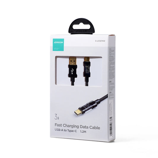 JOYROOM S-UC027A12 USB-A to USB-C / Type-C 3A Sync Data Cable, Cable Length:1.2m(Black) by JOYROOM