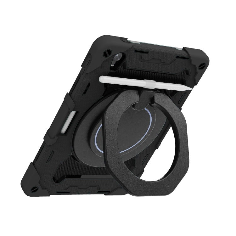 For OPPO Pad Armor Contrast Color Silicone + PC Tablet Case(Black) - OPPO by buy2fix | Online Shopping UK | buy2fix