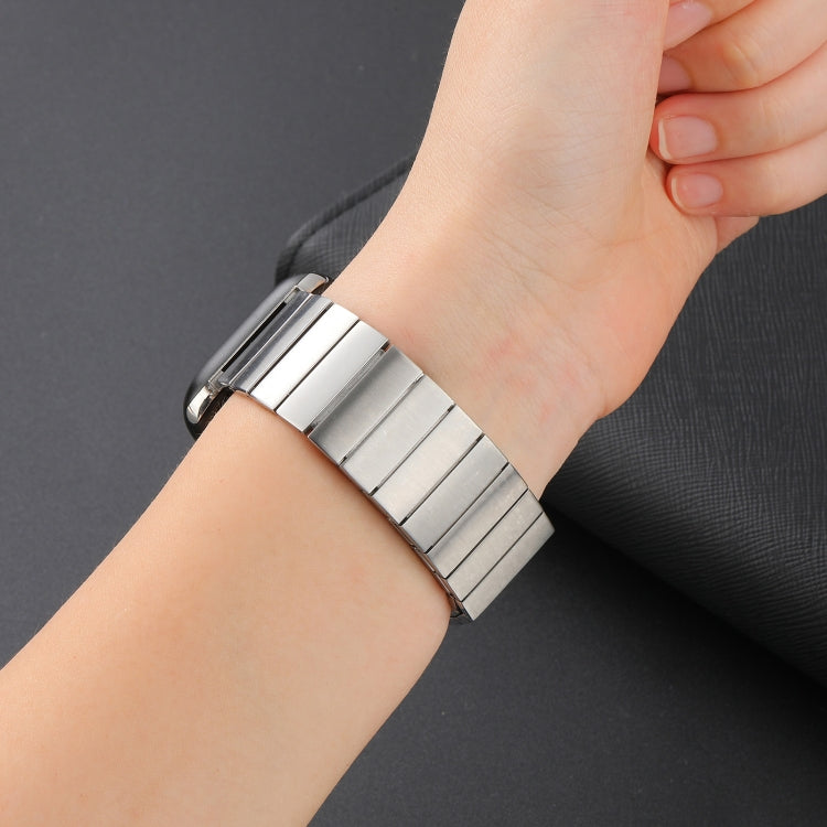 Magnetic Steel Watch Band For Apple Watch Ultra 49mm&Watch Ultra 2 49mm / Series 9&8&7 45mm / SE 3&SE 2&6&SE&5&4 44mm / 3&2&1 42mm(Rose Pink) by buy2fix