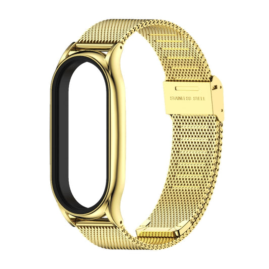 For Xiaomi Mi Band 7 / 7 NFC MIJOBS Milan Buckle Plus Stainless Steel Watch Band(Gold) by MIJOBS
