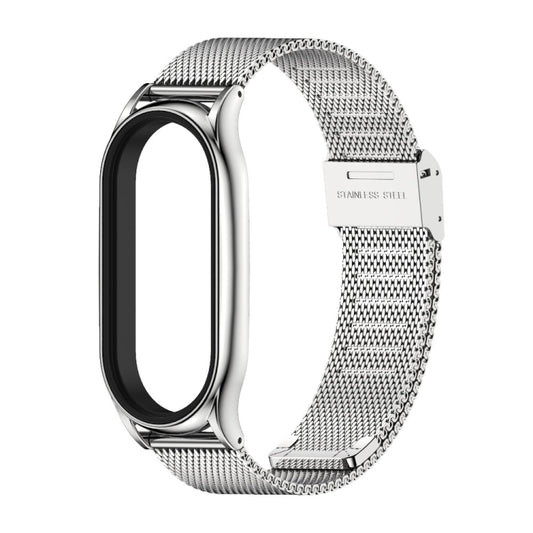 For Xiaomi Mi Band 7 / 7 NFC MIJOBS Milan Buckle Plus Stainless Steel Watch Band(Silver) by MIJOBS