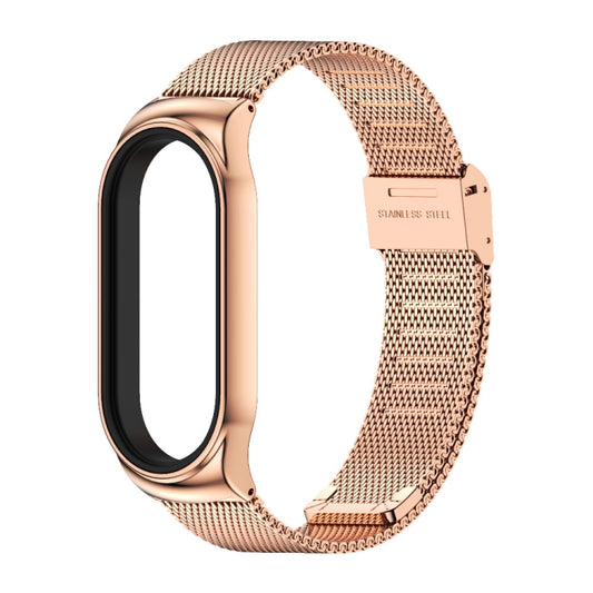 For Xiaomi Mi Band 7 / 7 NFC MIJOBS CS Milan Buckle Metal Watch Band(Rose Gold) by MIJOBS