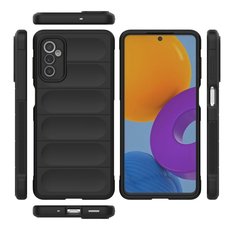 For Samsung Galaxy M52 5G Magic Shield TPU + Flannel Phone Case(Grey) by buy2fix