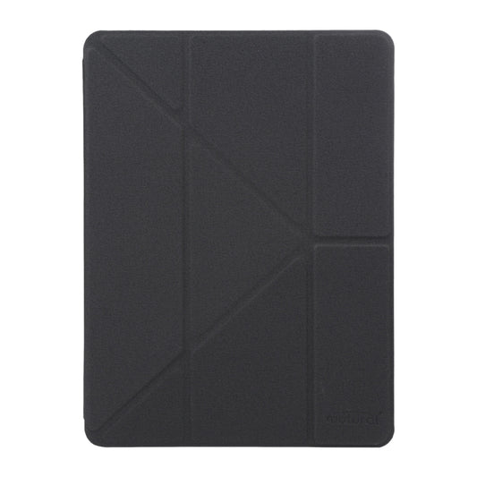 Mutural King Kong Series Deformation Holder Leather Tablet Case For iPad 9.7 2018 / 2017(Black) by Mutural