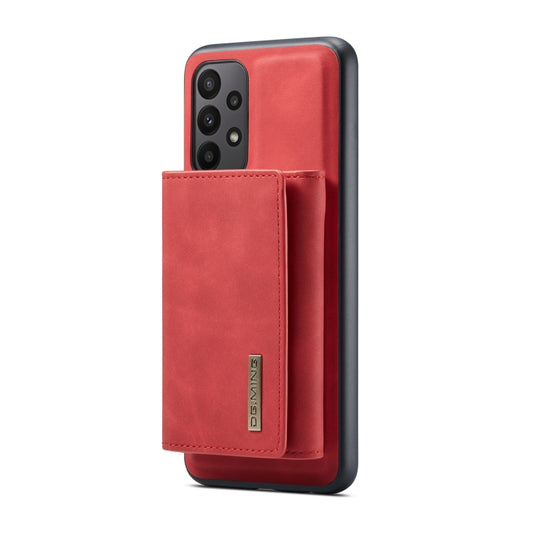 For Samsung Galaxy A23 5G DG.MING M1 Series 3-Fold Multi Card Wallet Phone Case(Red) by DG.MING