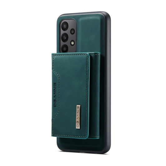 For Samsung Galaxy A23 5G DG.MING M2 Series 3-Fold Multi Card Bag Phone Case(Green) by DG.MING