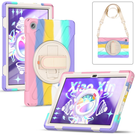 For Lenovo Tab M10 Plus 10.6 3rd Gen 2022 Silicone + PC Protective Tablet Case(Colorful Pink) - Lenovo by buy2fix | Online Shopping UK | buy2fix