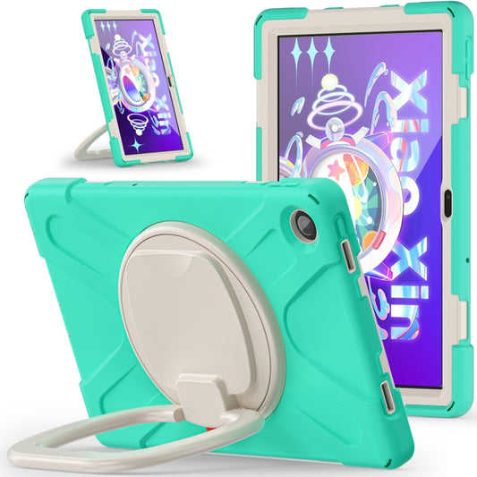 For Lenovo Tab M10 Plus 10.6 3rd Gen 2022 Silicone + PC Protective Tablet Case(Mint Green) - Lenovo by buy2fix | Online Shopping UK | buy2fix