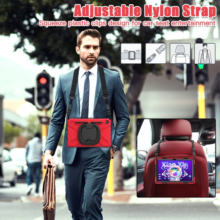 For Lenovo Tab M10 Plus 10.6 3rd Gen 2022 Silicone + PC Protective Tablet Case(Red) - Lenovo by buy2fix | Online Shopping UK | buy2fix