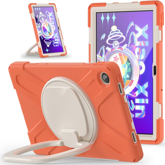 For Lenovo Tab M10 Plus 10.6 3rd Gen 2022 Silicone + PC Protective Tablet Case(Coral Orange) - Lenovo by buy2fix | Online Shopping UK | buy2fix