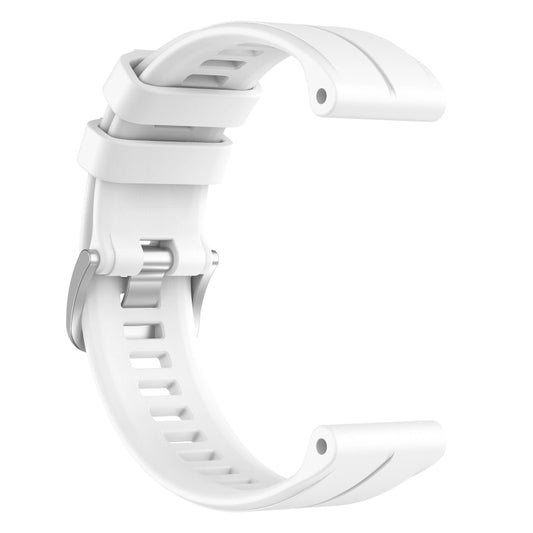 For Garmin Forerunner 955 / 255 / 745 22mm Silicone Watch Band(White) by buy2fix