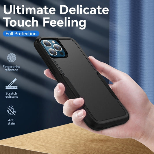 For iPhone 14 Pro Pioneer Armor Heavy Duty Shockproof Phone Case(Black) by buy2fix