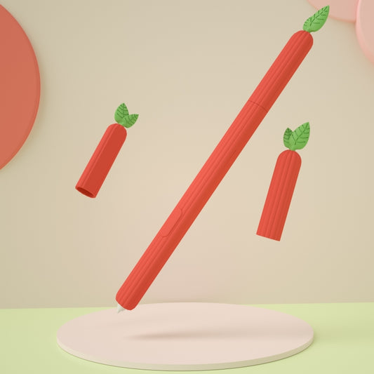 Fruit and Vegetable Shape Stylus Silicone Protective Case For Samsung Galaxy Tab S6(Small Strawberry) by buy2fix