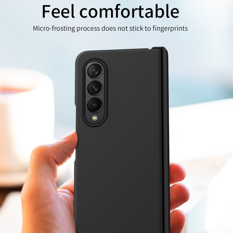 For Samsung Galaxy Z Fold4 Full Body Hinge Phone Case(Yellow) - Galaxy Phone Cases by buy2fix | Online Shopping UK | buy2fix