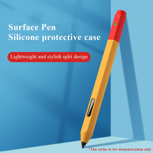 Contrasting Color Series Liquid Silicone Protective Case For MicroSoft Surface Pen(Sky Blue) by buy2fix