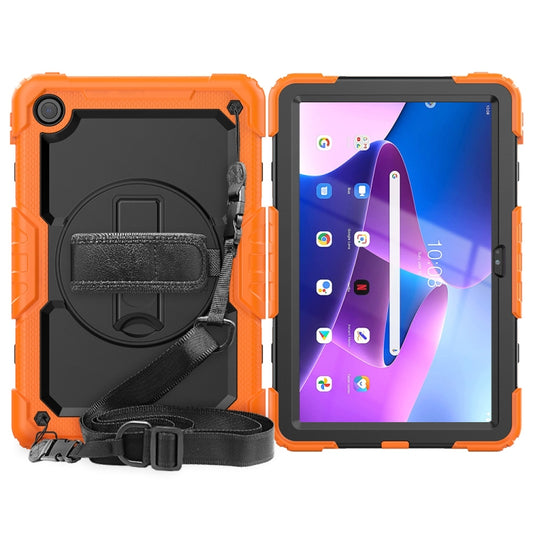 For Lenovo Tab M10 Plus 10.6 3rd Gen 2022 Silicone + PC Tablet Case(Orange) - Lenovo by buy2fix | Online Shopping UK | buy2fix