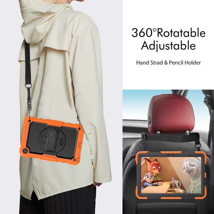 For Lenovo Tab M10 Plus 10.6 3rd Gen 2022 Silicone + PC Tablet Case(Orange) - Lenovo by buy2fix | Online Shopping UK | buy2fix