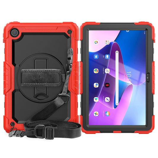 For Lenovo Tab M10 Plus 10.6 3rd Gen 2022 Silicone + PC Tablet Case(Red) - Lenovo by buy2fix | Online Shopping UK | buy2fix