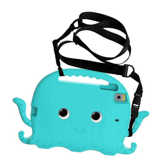 Octopus EVA Shockproof Tablet Case with Screen Film & Shoulder Strap For iPad mini 5 / 4 / 3 / 2 / 1(Glacier Green) - iPad mini (2019) / mini 5 Cases by buy2fix | Online Shopping UK | buy2fix