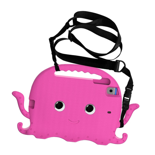 Octopus EVA Shockproof Tablet Case with Screen Film & Shoulder Strap For iPad mini 5 / 4 / 3 / 2 / 1(Rose Red) - iPad mini (2019) / mini 5 Cases by buy2fix | Online Shopping UK | buy2fix