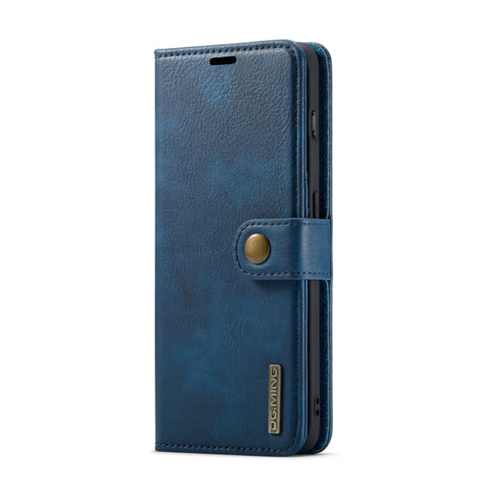 For OnePlus 10 Pro DG.MING Crazy Horse Texture Detachable Magnetic Leather Phone Case(Blue) by DG.MING