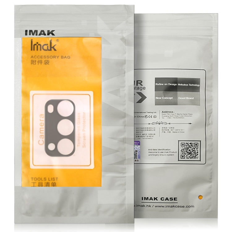 For OPPO Realme 8i imak Integrated Rear Camera Lens Tempered Glass Film with Lens Cap Black Version by imak