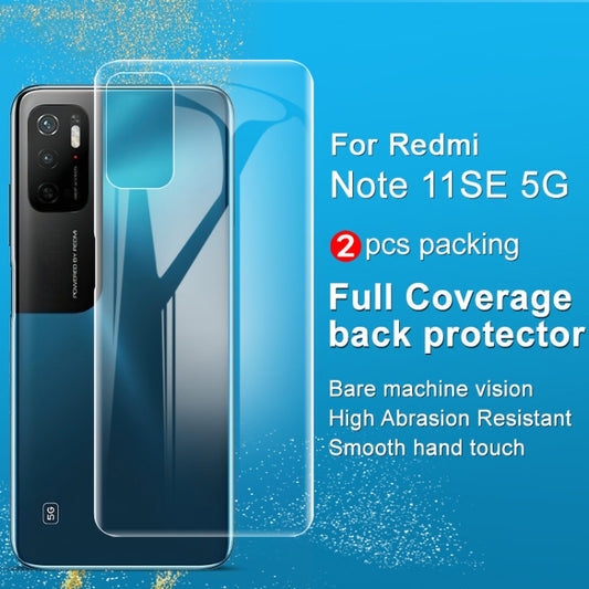 2 PCS imak Curved Full Screen Protector Hydrogel Film Back Protector For Xiaomi Redmi Note 11SE 5G/Redmi Note 10 5G/Redmi Note 10T 5G/Poco M3 Pro 4G/Poco M3 Pro 5G by imak