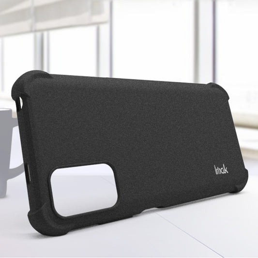 For Xiaomi Redmi Note 11SE 5G/Note 10 5G/ Note 10T 5G/Xiaomi Poco M3 Pro 4G/5G IMAK All-inclusive Shockproof Airbag TPU Case with Screen Protector (Matte Black) by imak