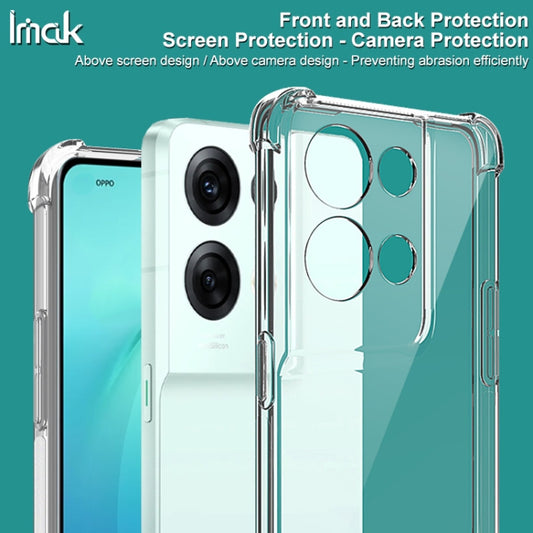 For OPPO Reno8 Pro+ 5G / Reno8 Pro 5G Global IMAK All-inclusive Shockproof Airbag TPU Case with Screen Protector (Transparent) by imak