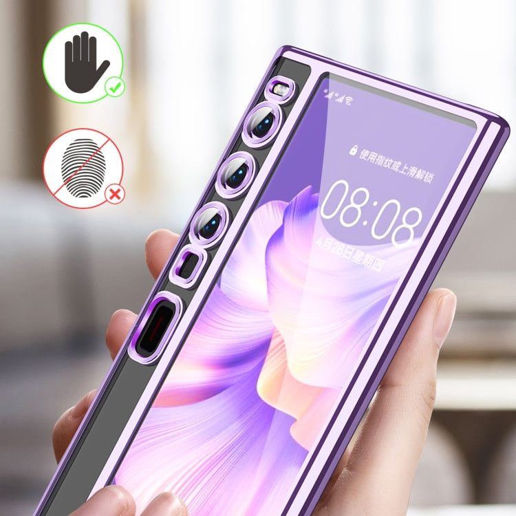 For Huawei Mate Xs 2 TPU Electroplating Full Coverage Protective Phone Case(Purple) - Huawei Cases by buy2fix | Online Shopping UK | buy2fix