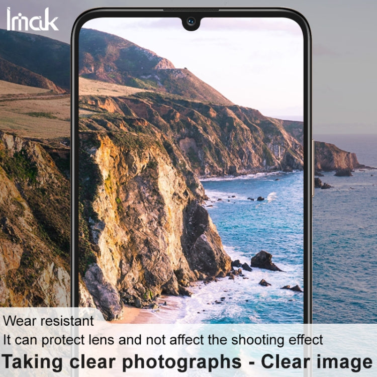 For Honor Play 30 Plus 5G / X7 2022 imak Integrated Rear Camera Lens Tempered Glass Film with Lens Cap by imak