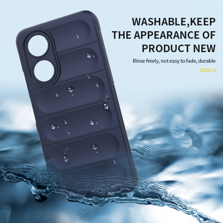 For Honor X7/Play 30 Plus Magic Shield TPU + Flannel Phone Case(Dark Blue) by buy2fix