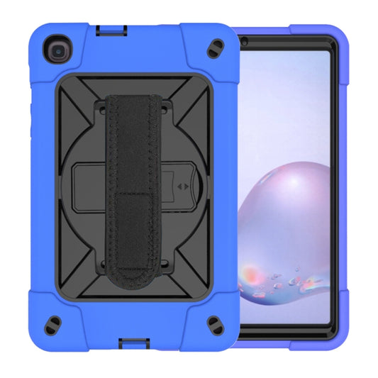 For Samsung Galaxy Tab A 8.4 T307 Contrast Color Robot Silicone + PC Tablet Case(Dark Blue Black) - Tab A 8.4 (2020) by buy2fix | Online Shopping UK | buy2fix