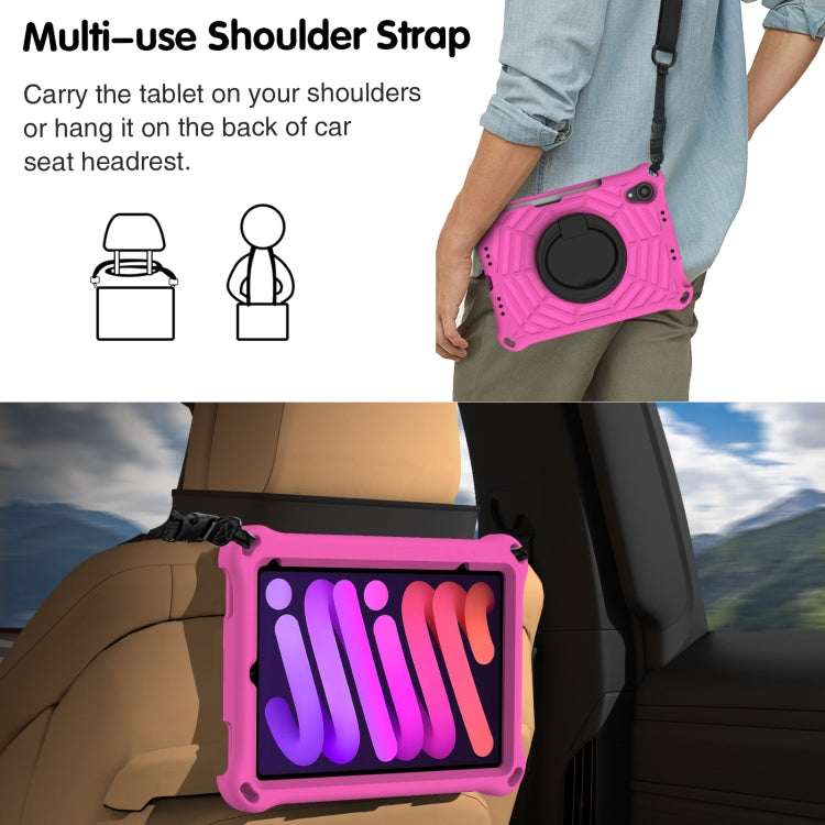 For iPad mini 2024 / mini 6 Spider King Silicone Protective Tablet Case(Rose Red) - iPad mini 6 Cases by buy2fix | Online Shopping UK | buy2fix