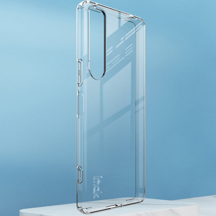 For Sony Xperia 1 IV IMAK UX-5 Series Transparent Shockproof TPU Protective Phone Case(Transparent) by imak