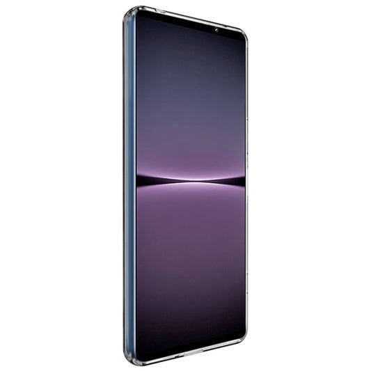 For Sony Xperia 1 IV IMAK UX-5 Series Transparent Shockproof TPU Protective Phone Case(Transparent Black) by imak