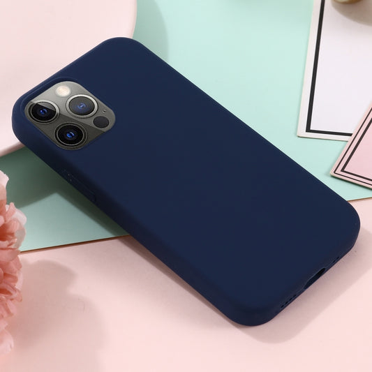 For iPhone 14 Pro Shockproof Silicone Magsafe Case(Navy Blue) by buy2fix