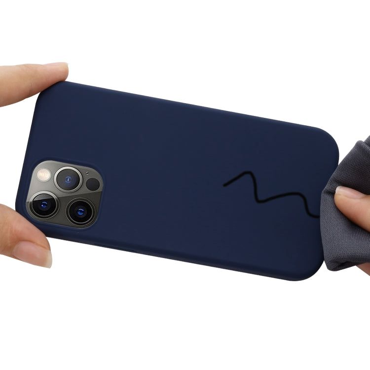 For iPhone 14 Pro Shockproof Silicone Magsafe Case(Navy Blue) by buy2fix