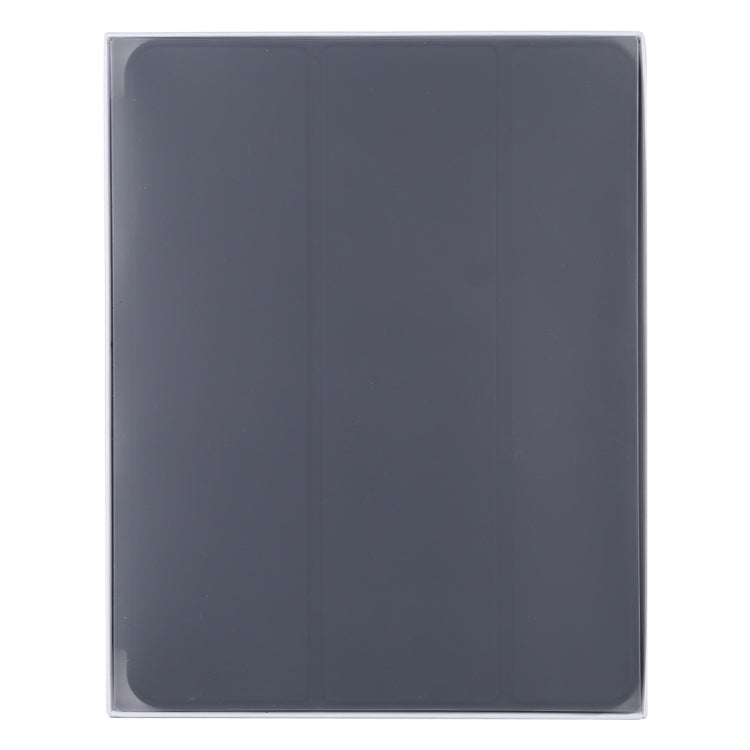 For iPad Pro 12.9 inch (2020/2021) 3-fold Horizontal Flip Smart Leather Tablet Case with Sleep / Wake-up Function & Holder(Dark Blue) - iPad Pro 12.9 (2022/2021) Cases by buy2fix | Online Shopping UK | buy2fix